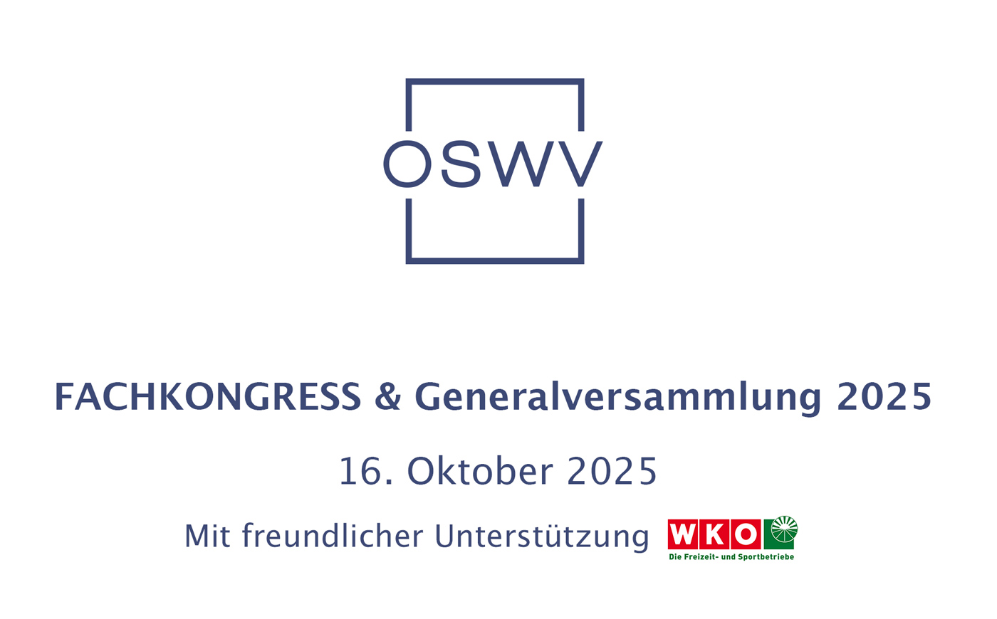  FACHKONGRESS & Generalversammlung 2025